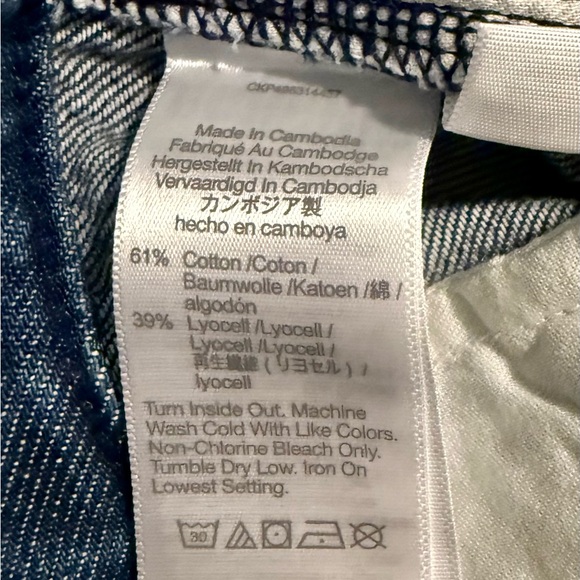 Madewell Harlow Superwide Blue Jean Shorts - Picture 9 of 9